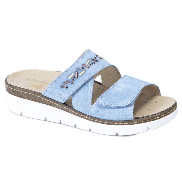 Mule Femme Carolina Bleu Mule Femme Carolina Bleu