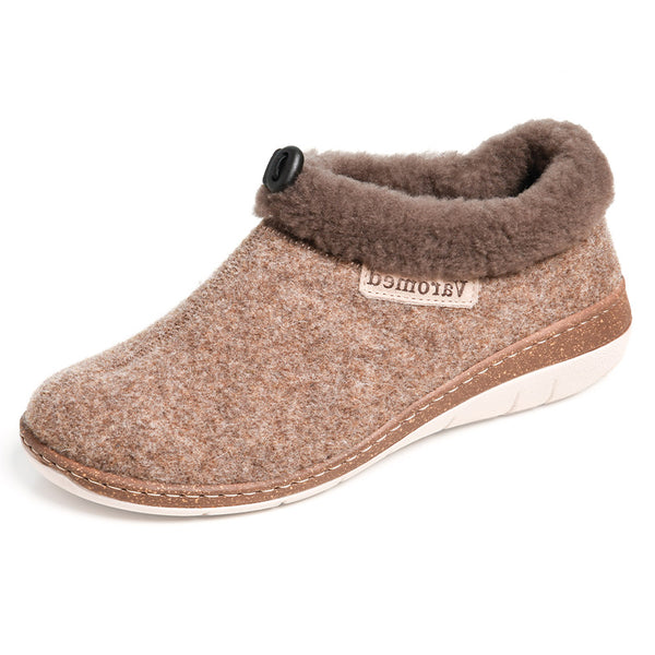 Chausson Femme Cleo Brun Chausson Femme Cleo Brun