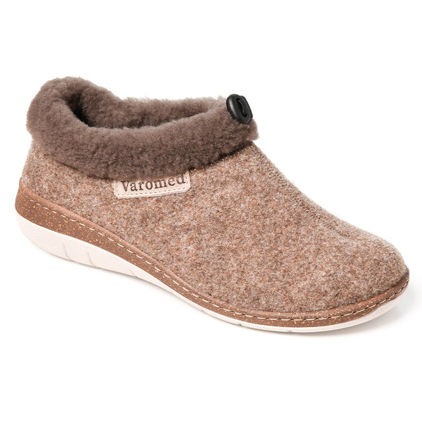 Chausson Femme Cleo Brun Chausson Femme Cleo Brun