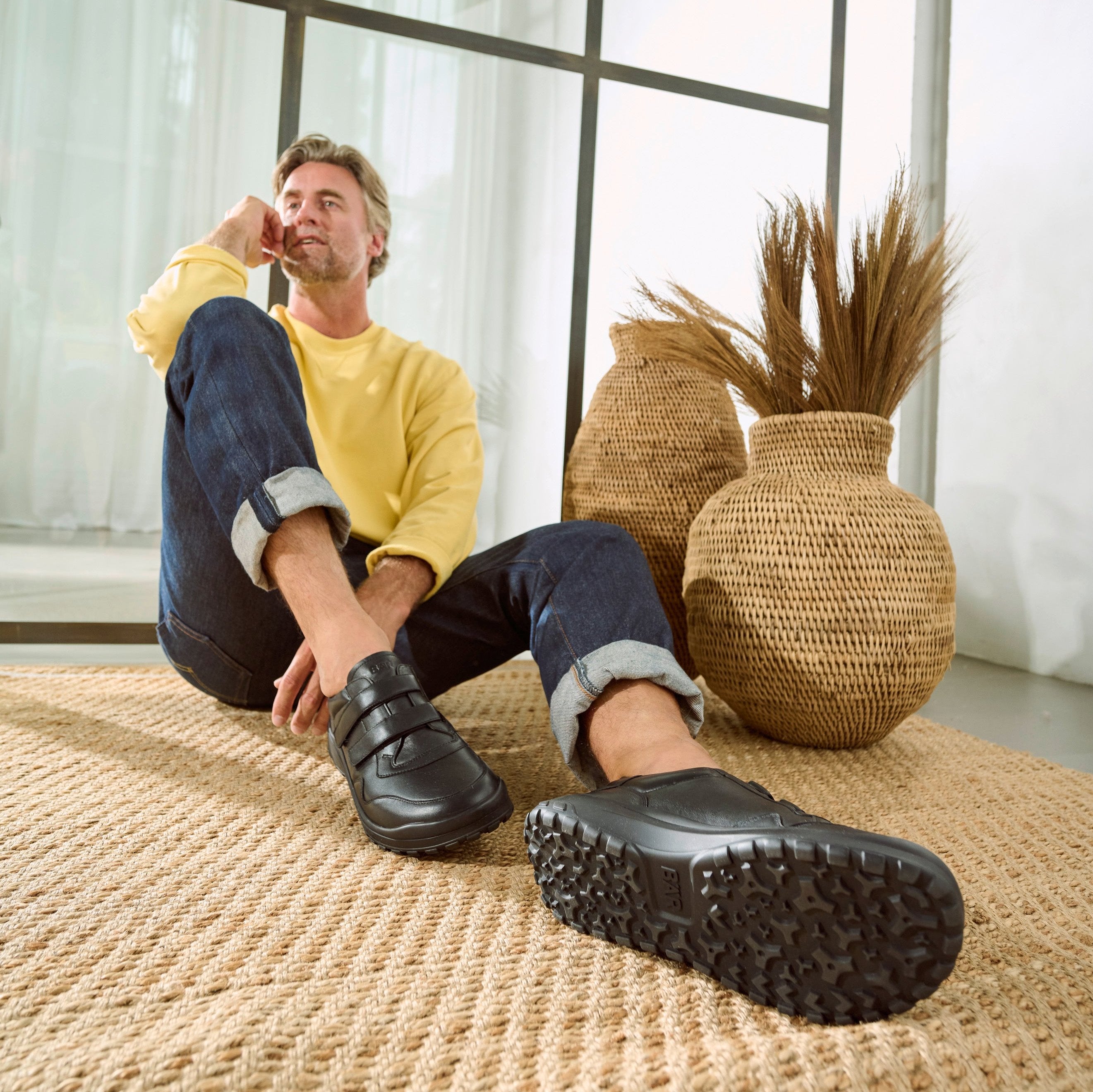 Chaussure à scratch Homme Jori Noir