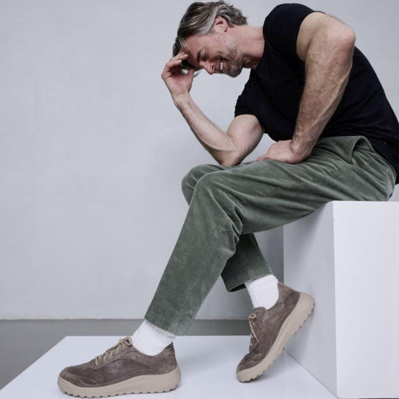 Chaussure à lacets Homme Quinn Taupe