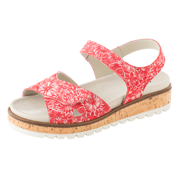 Sandale Femme Yolanda Rouge-Blanc Sandale Femme Yolanda Rouge-Blanc