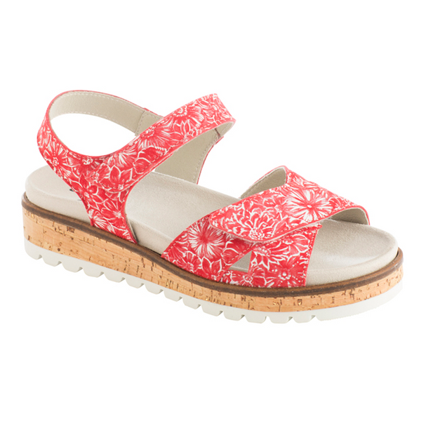 Sandale Femme Yolanda Rouge-Blanc Sandale Femme Yolanda Rouge-Blanc