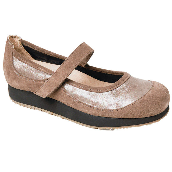 Ballerine Femme Caroline Coffee-Platine Ballerine Femme Caroline Coffee-Platine