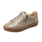 Chaussure à lacets Femme Helene Taupe verni
