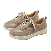 Chaussure à lacets Femme Kalys Taupe foncé