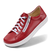 Chaussure à lacets Femme Margot Rouge