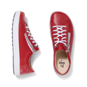 Chaussure à lacets Femme Margot Rouge