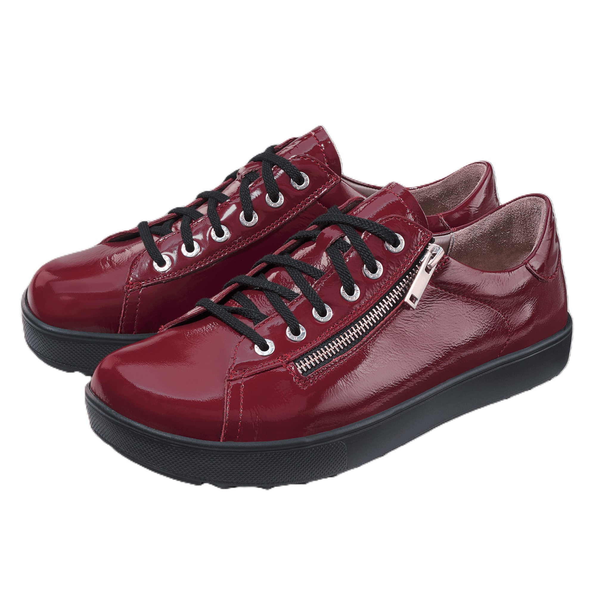 Chaussure à lacets Femme Margot Bordeaux verni