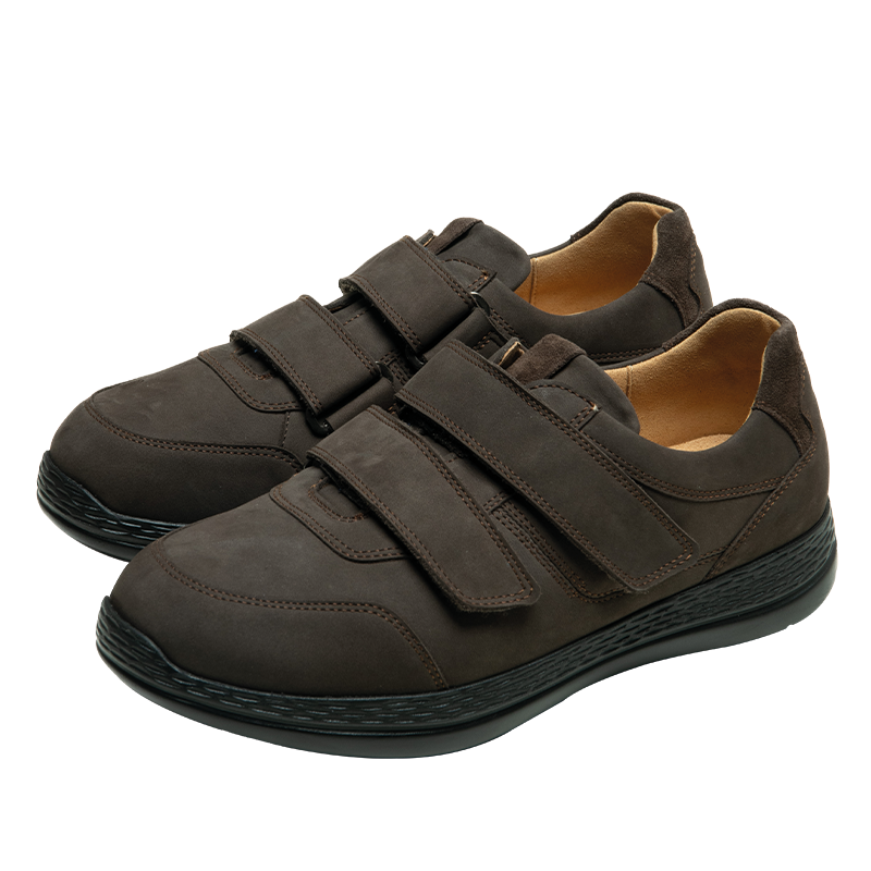 Chaussure à scratch Homme Leo Espresso