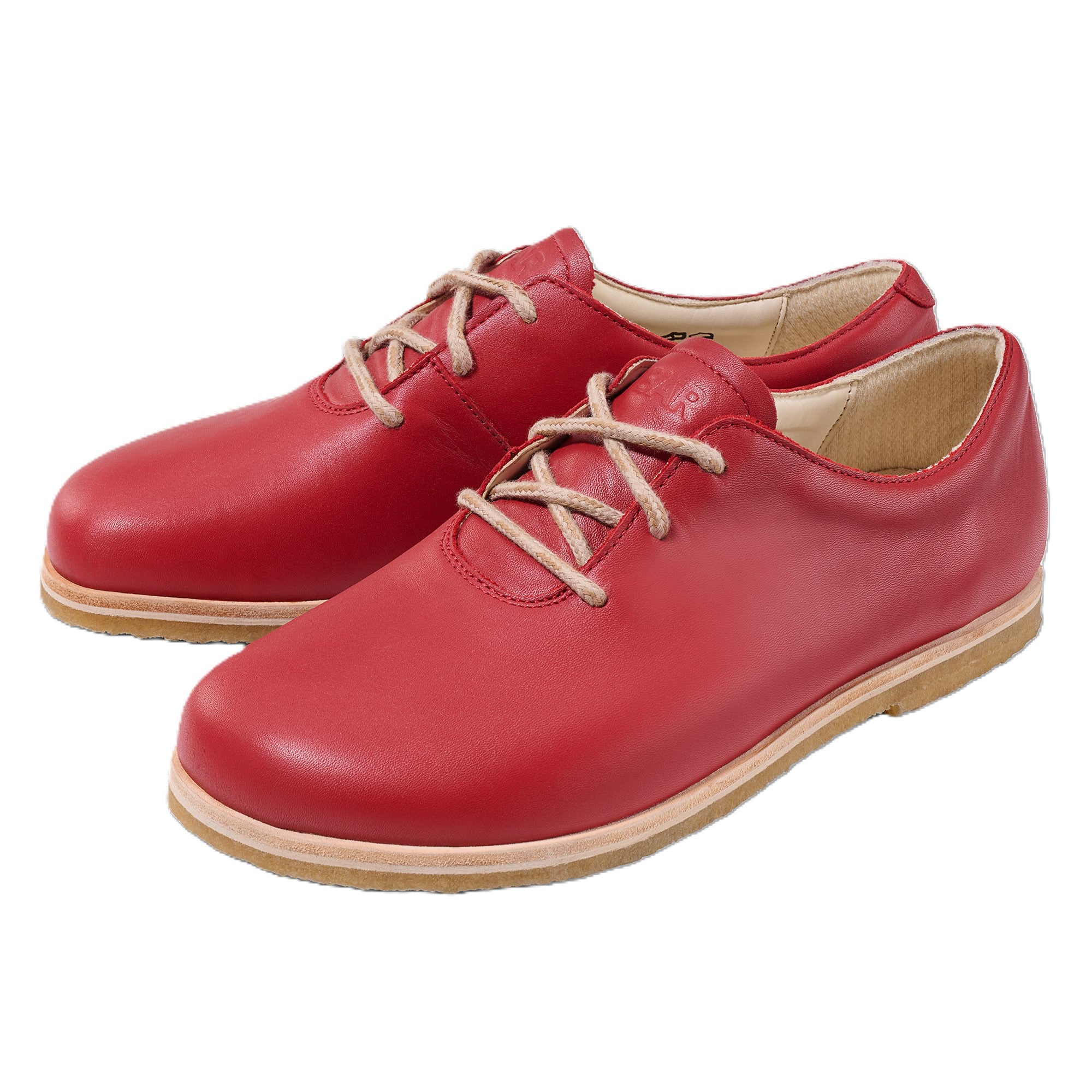 Chaussure à lacets Femme Carey Rouge