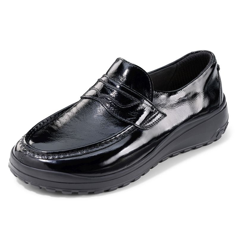 Mocassin Femme Nola Noir verni