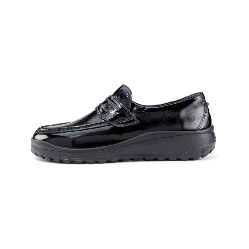 Mocassin Femme Nola Noir verni
