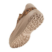 Chaussure à lacets Femme Quinn Leopard-Cognac