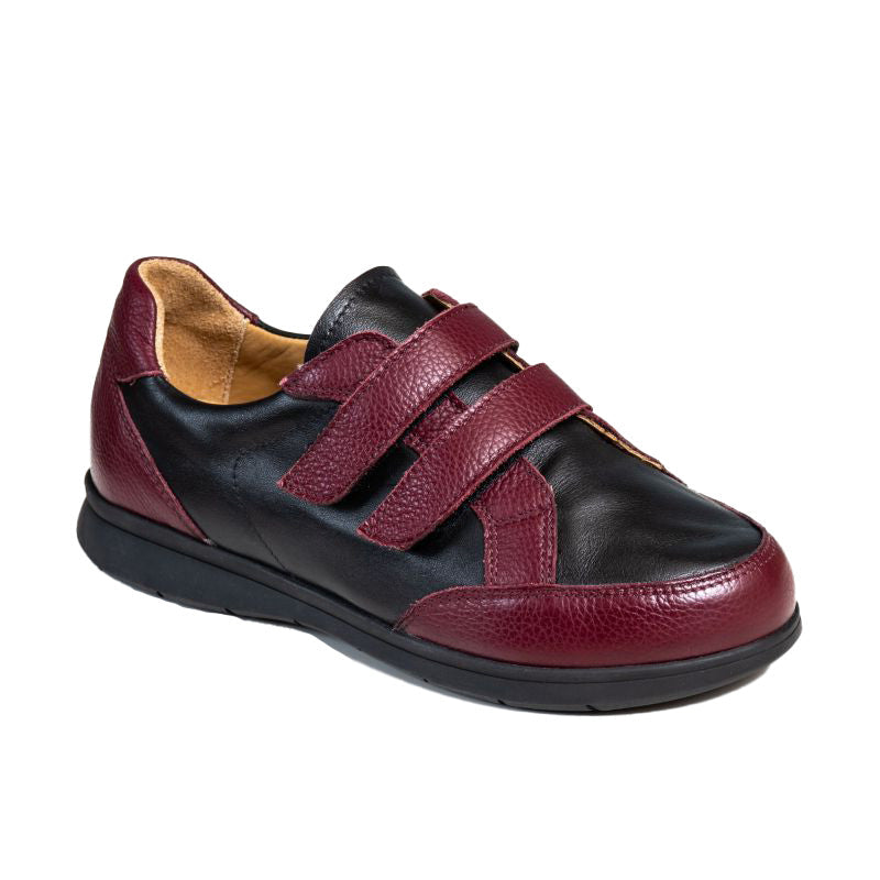 Basket Femme Maé Noir-Bordeaux – JB Rodde