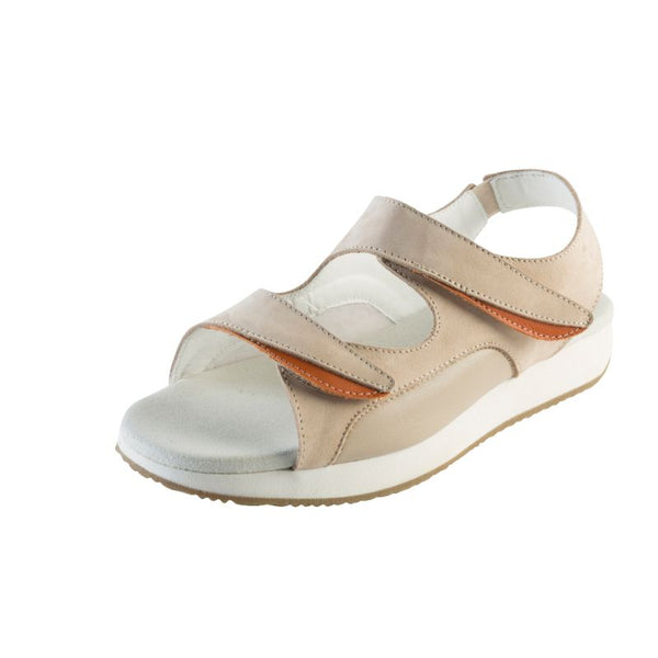 Sandale Femme Cali Beige-Orange Sandale Femme Cali Beige-Orange