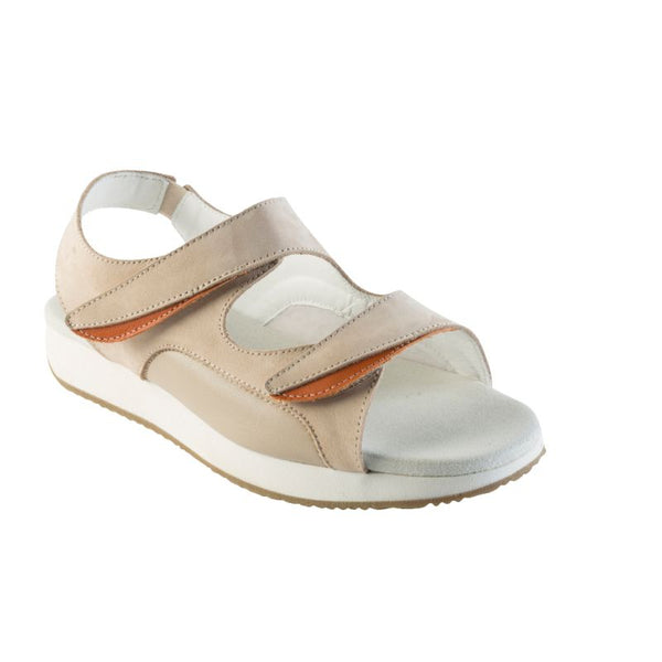 Sandale Femme Cali Beige-Orange Sandale Femme Cali Beige-Orange