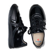 Chaussure à lacets Femme Kioto Noir verni