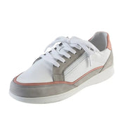 Chaussure à lacets Femme Marie Gris-Blanc-Rose