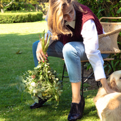 Chaussure à lacets Femme Sofia Bleu marine