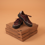 Basket Femme Marie Noir-Bordeaux-Gris