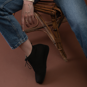Bottine Femme Prune Noir