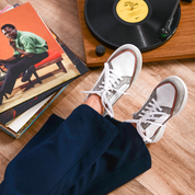 Chaussure à lacets Femme Marie Gris-Blanc-Rose