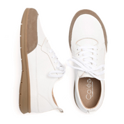 Basket Femme Myrtille Blanc-Beige