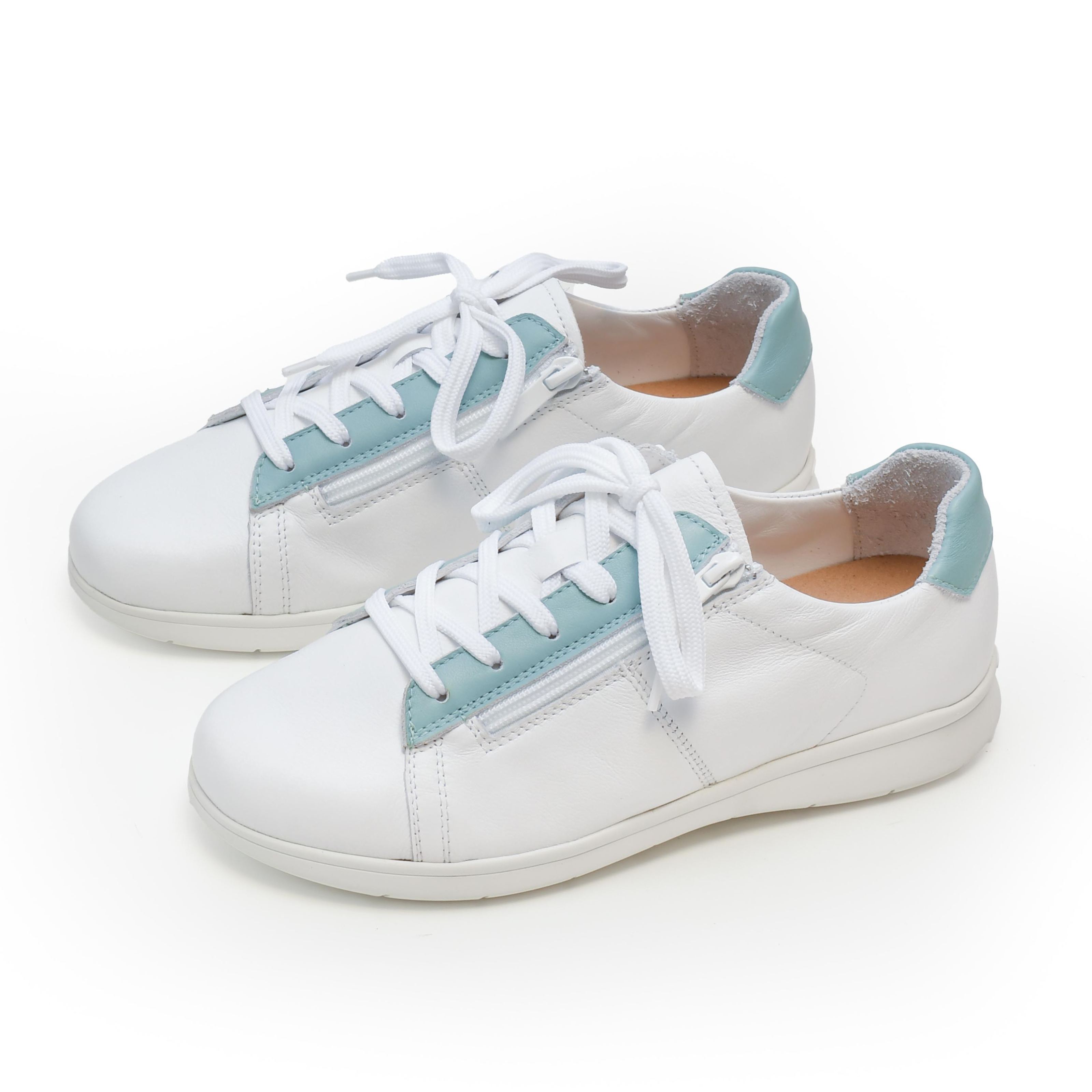 Basket Femme Molly Blanc-Sauge