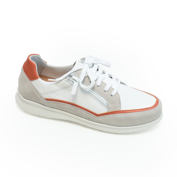 Basket Femme Marie Blanc-Orange Basket Femme Marie Blanc-Orange