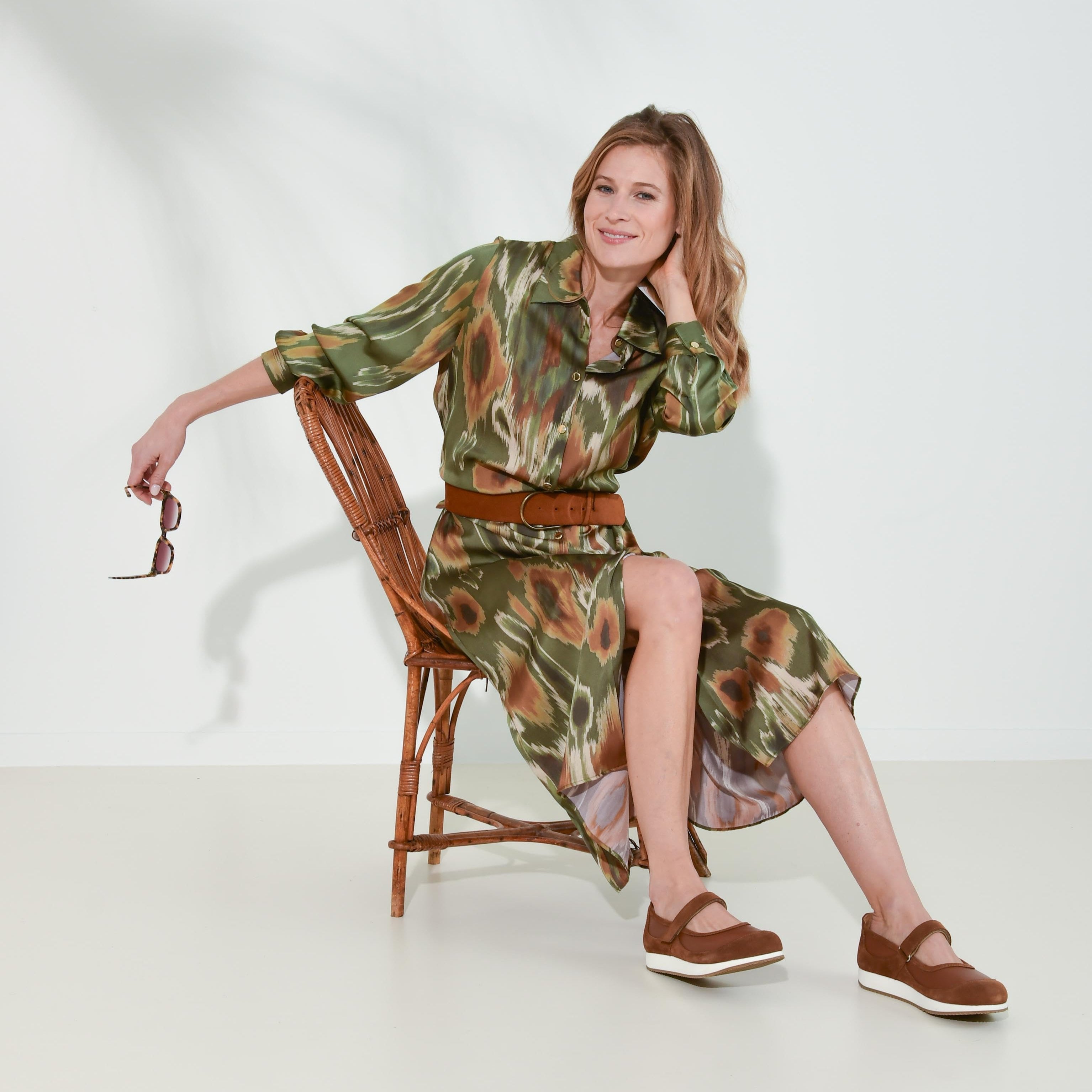 Ballerine Femme Caroline Marron