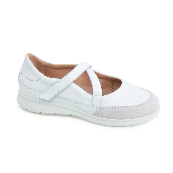 Ballerine Femme Mélodie Blanc Ballerine Femme Mélodie Blanc