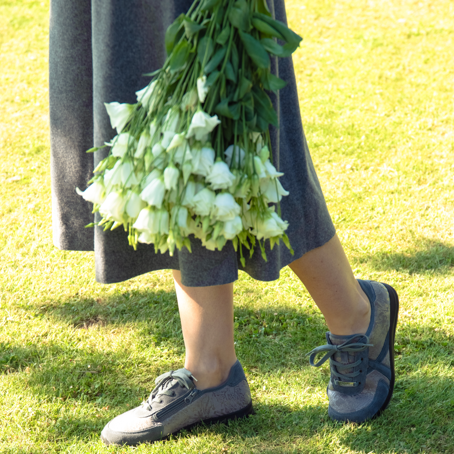Chaussure à lacets Femme Kioto Gris