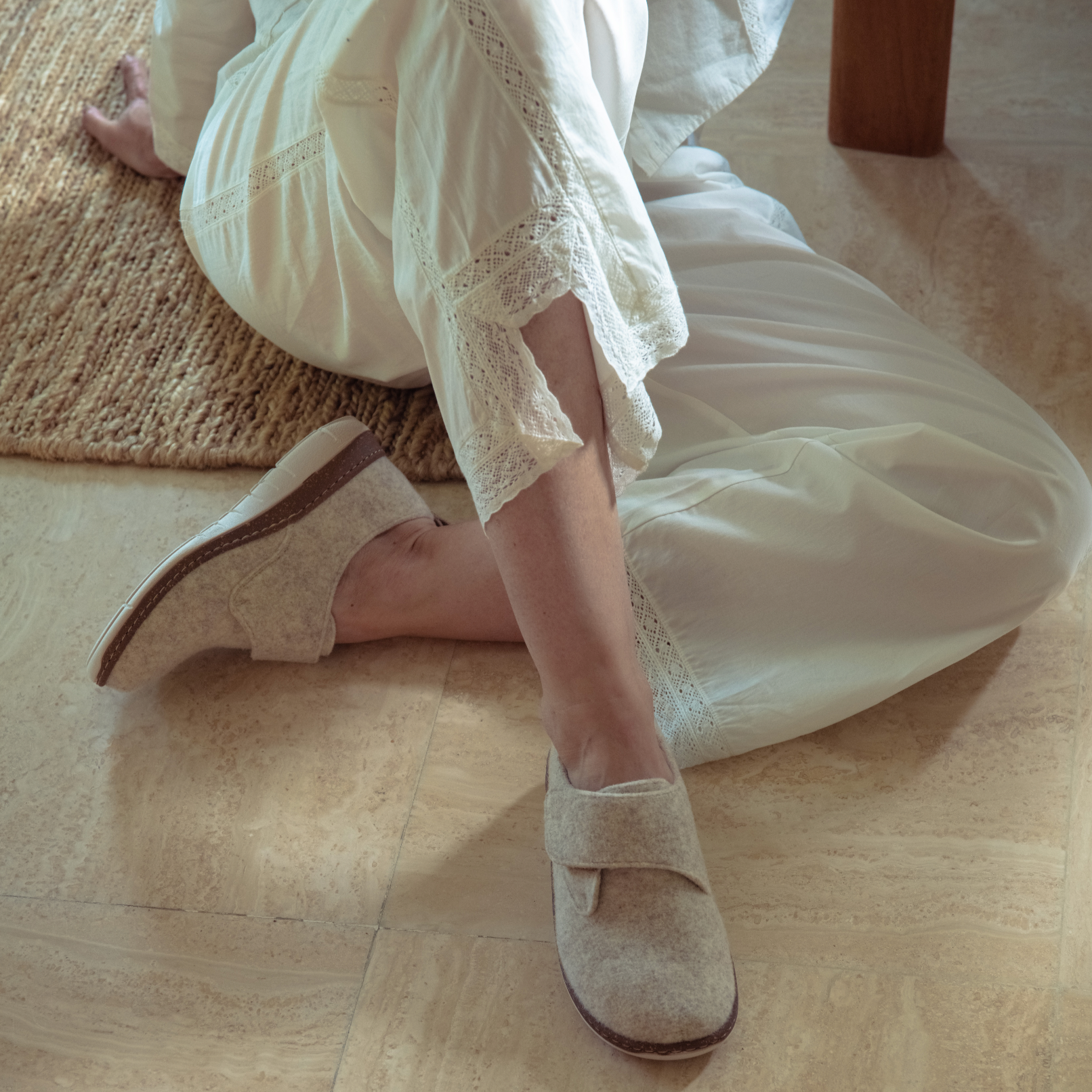 Chausson Femme Wenke Marron