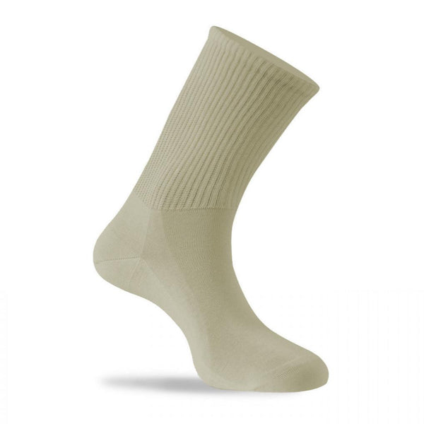Chaussettes Mixte pour diabétiques ou pieds forts Beige Chaussettes Mixte pour diabétiques ou pieds forts Beige