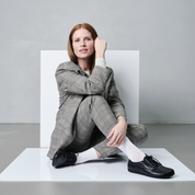 Chaussure à lacets Femme Clea Bleu foncé