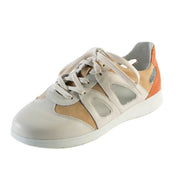 Chaussure à lacets Femme Mado Beige-Orange