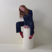 Chaussure à lacets Femme Carey Rouge