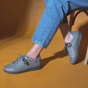 Basket Femme Molly Gris-Bleu