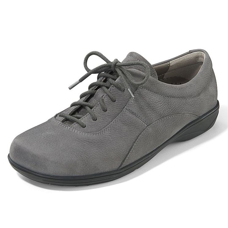 JUNIA GRIS - Chaussures confort à lacets légères 4.5