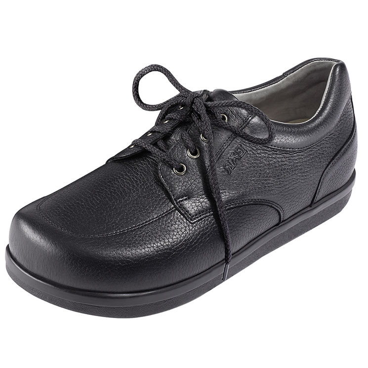 LUKAS NOIR - Chaussures à lacets idéales pour les pieds sensibles 4.5