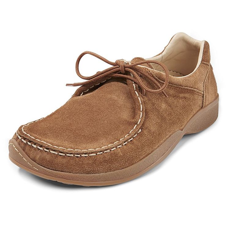 AGNELLO BRUN - Chaussures à lacets uniques pour pieds sensibles 12.5