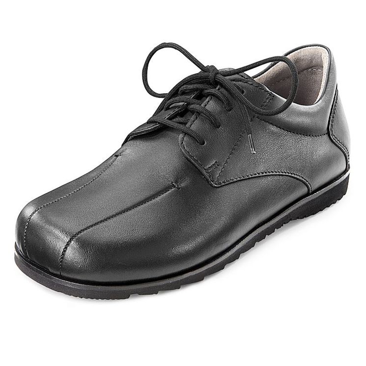 FELIX NOIR - Chaussures confort à lacets sobres et élégantes pour Homme