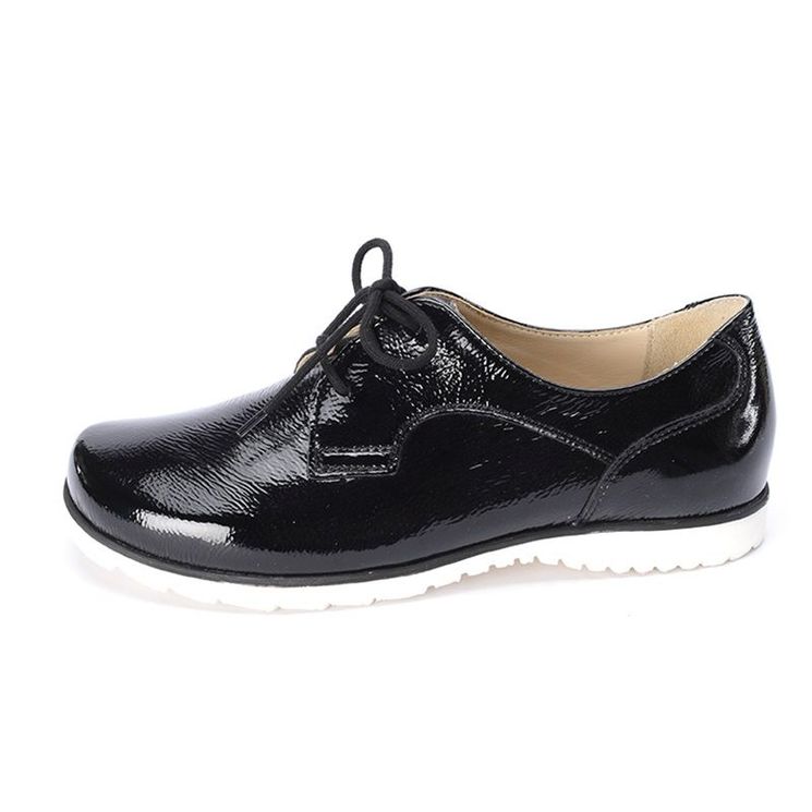MALIA NOIR - Chaussures à lacets confortables et modernes 7