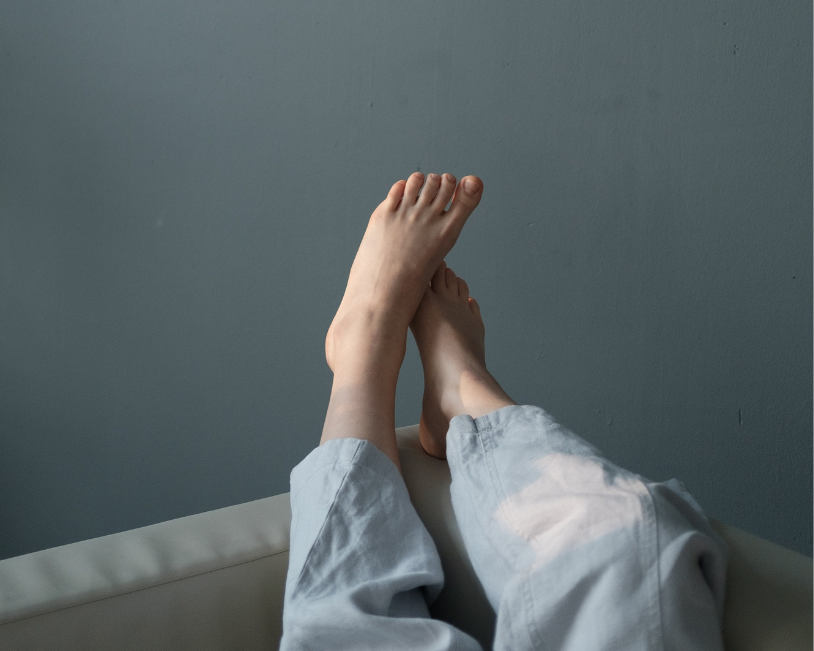 Soins des pieds à la maison