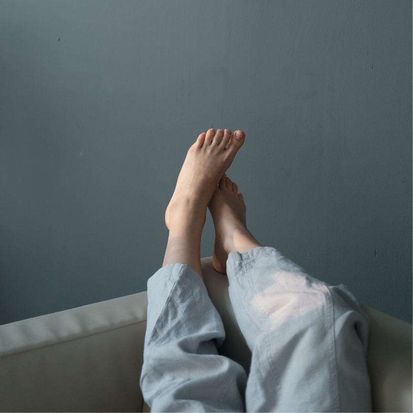 Soins des pieds à la maison