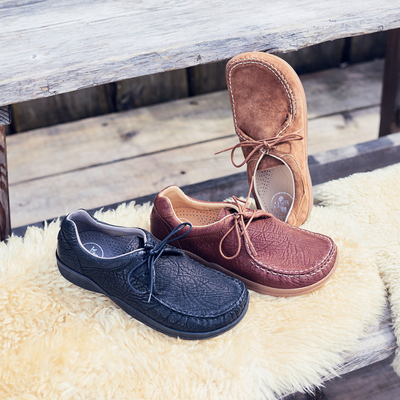 Entretien des chaussures en cuir graissé