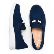 Mocassin Femme Heather Bleu marine
