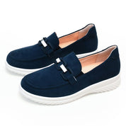 Mocassin Femme Heather Bleu marine