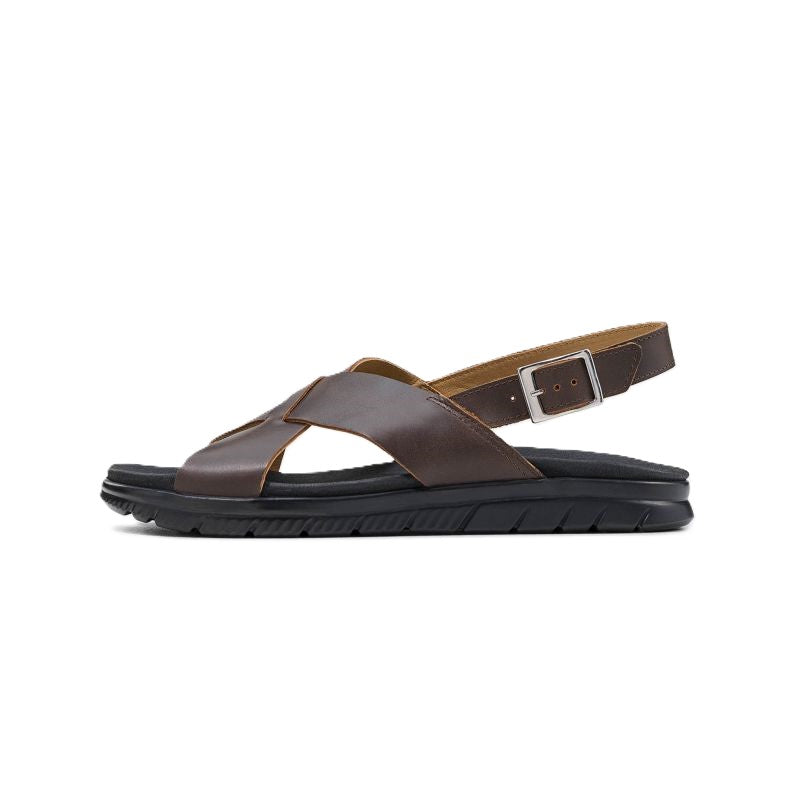 Sandale Homme Xani Brun fonce
